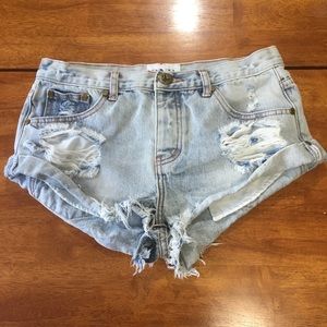 One teaspoon cut-off shorts